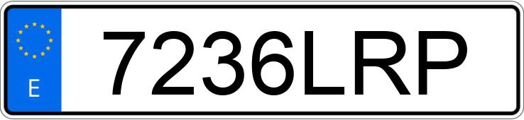 Numer rejestracyjny 7236LRP posiada SEAT ARONA