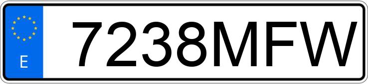 Numer rejestracyjny 7238MFW posiada VOLKSWAGEN POLO Numer rejestracyjny 7238MFW posiada VOLKSWAGEN POLO