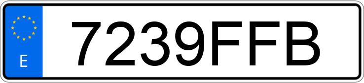 Numer rejestracyjny 7239FFB posiada RENAULT MEGANE