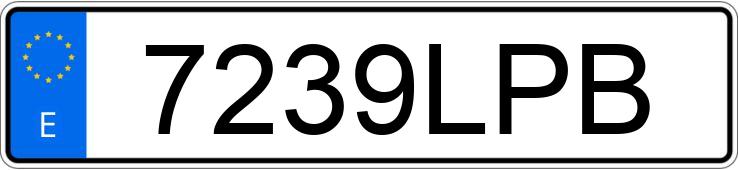 Numer rejestracyjny 7239LPB posiada FORD PUMA