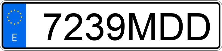 Numer rejestracyjny 7239MDD posiada FIAT DUCATO Numer rejestracyjny 7239MDD posiada FIAT DUCATO