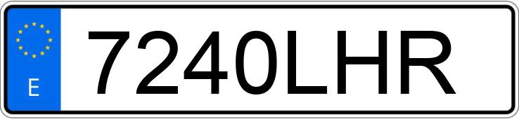 Numer rejestracyjny 7240LHR posiada TOYOTA HILUX