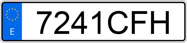 Numer rejestracyjny 7241CFH posiada HYUNDAI SANTA FE Numer rejestracyjny 7241CFH posiada HYUNDAI SANTA FE