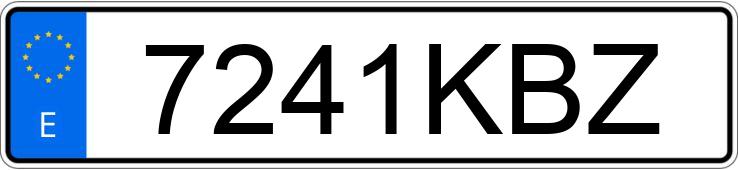 Numer rejestracyjny 7241KBZ posiada OPEL CORSA