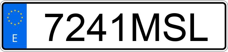 Numer rejestracyjny 7241MSL posiada SKODA OCTAVIA Numer rejestracyjny 7241MSL posiada SKODA OCTAVIA