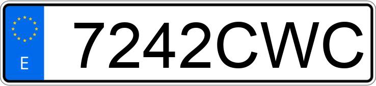 Numer rejestracyjny 7242CWC posiada HYUNDAI GETZ