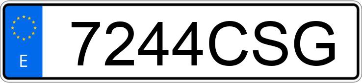 Numer rejestracyjny 7244CSG posiada BMW SERIE 5 Numer rejestracyjny 7244CSG posiada BMW SERIE 5