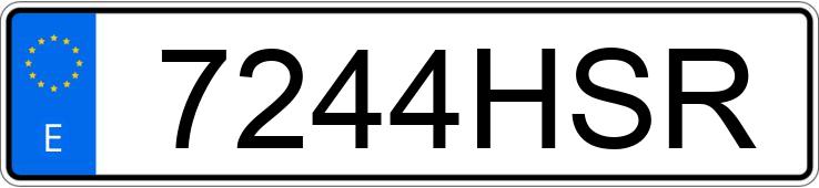 Numer rejestracyjny 7244HSR posiada PEUGEOT 508
