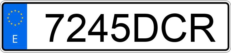 Numer rejestracyjny 7245DCR posiada MERCEDES S (220-221)