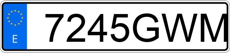 Numer rejestracyjny 7245GWM posiada CITROEN C4