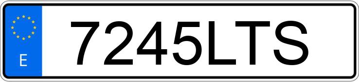 Numer rejestracyjny 7245LTS posiada MERCEDES GLE (167)