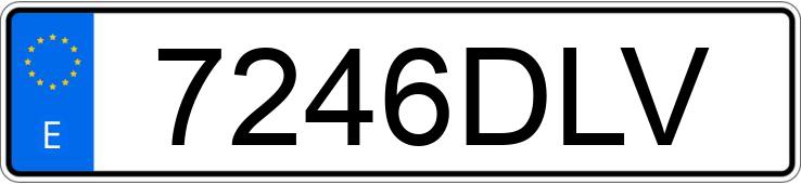 Numer rejestracyjny 7246DLV posiada APRILIA RS 125