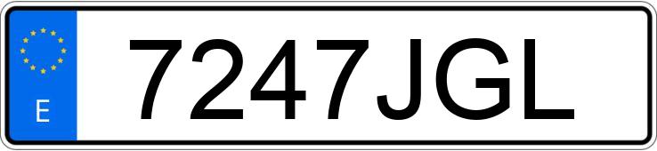 Numer rejestracyjny 7247JGL posiada PEUGEOT 5008