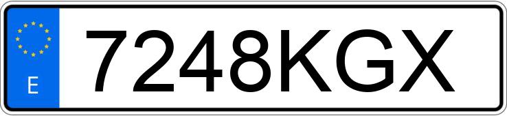 Numer rejestracyjny 7248KGX posiada NISSAN QASHQAI