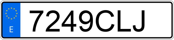 Numer rejestracyjny 7249CLJ posiada CITROEN C3