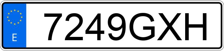 Numer rejestracyjny 7249GXH posiada NISSAN QASHQAI+2 Numer rejestracyjny 7249GXH posiada NISSAN QASHQAI+2