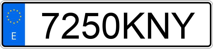 Numer rejestracyjny 7250KNY posiada AUDI Q7 Numer rejestracyjny 7250KNY posiada AUDI Q7