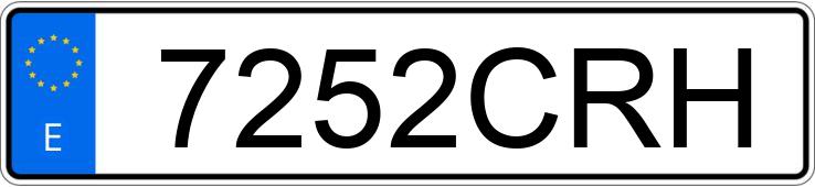 Numer rejestracyjny 7252CRH posiada RENAULT MEGANE