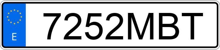 Numer rejestracyjny 7252MBT posiada SUZUKI VITARA Numer rejestracyjny 7252MBT posiada SUZUKI VITARA