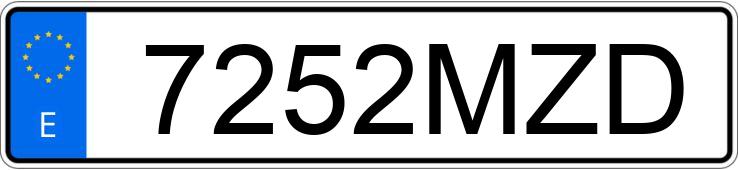 Numer rejestracyjny 7252MZD posiada GME RASCAL