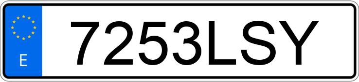 Numer rejestracyjny 7253LSY posiada BMW SERIE 1 Numer rejestracyjny 7253LSY posiada BMW SERIE 1