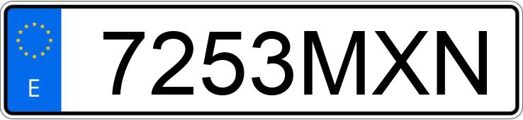 Numer rejestracyjny 7253MXN posiada ASTON MARTIN VANQUISH