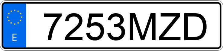 Numer rejestracyjny 7253MZD posiada MERCEDES A (176)