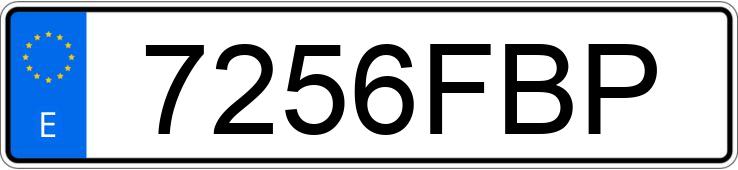 Numer rejestracyjny 7256FBP posiada OPEL ASTRA