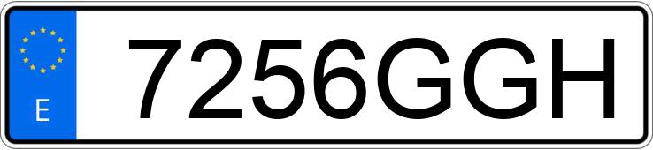 Numer rejestracyjny 7256GGH posiada MERCEDES SPRINTER