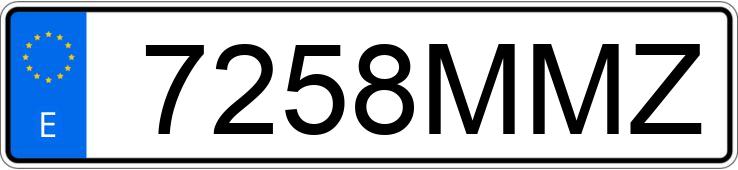 Numer rejestracyjny 7258MMZ posiada AUDI A5 SPORTBACK