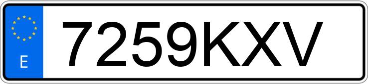 Numer rejestracyjny 7259KXV posiada RENAULT MEGANE Numer rejestracyjny 7259KXV posiada RENAULT MEGANE