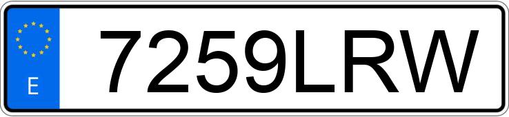 Numer rejestracyjny 7259LRW posiada MERCEDES GLE (167)