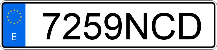 Numer rejestracyjny 7259NCD posiada SEAT ARONA Numer rejestracyjny 7259NCD posiada SEAT ARONA