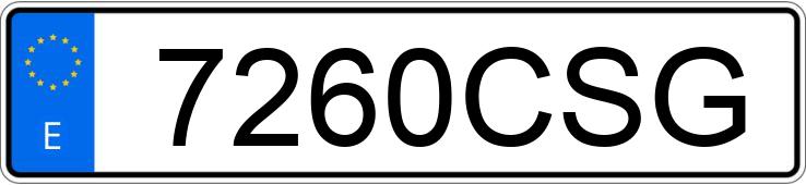 Numer rejestracyjny 7260CSG posiada CITROEN XSARA Numer rejestracyjny 7260CSG posiada CITROEN XSARA