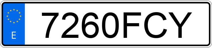 Numer rejestracyjny 7260FCY posiada MERCEDES E (211) Numer rejestracyjny 7260FCY posiada MERCEDES E (211)