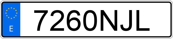 Numer rejestracyjny 7260NJL posiada AUDI A1 ALLSTREET