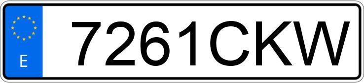 Numer rejestracyjny 7261CKW posiada PEUGEOT 206 Numer rejestracyjny 7261CKW posiada PEUGEOT 206