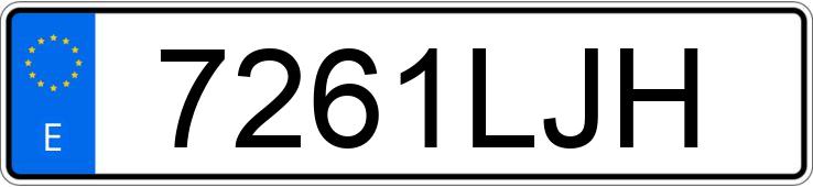 Numer rejestracyjny 7261LJH posiada TRIUMPH STREET TRIPLE