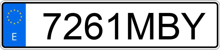 Numer rejestracyjny 7261MBY posiada KIA EV6 Numer rejestracyjny 7261MBY posiada KIA EV6