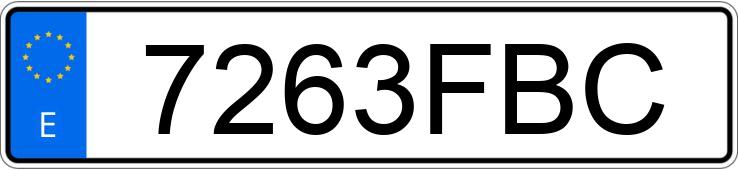 Numer rejestracyjny 7263FBC posiada HONDA CIVIC Numer rejestracyjny 7263FBC posiada HONDA CIVIC