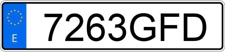 Numer rejestracyjny 7263GFD posiada SEAT ALTEA XL