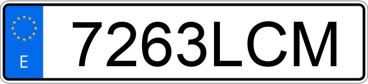 Numer rejestracyjny 7263LCM posiada MAZDA CX-5