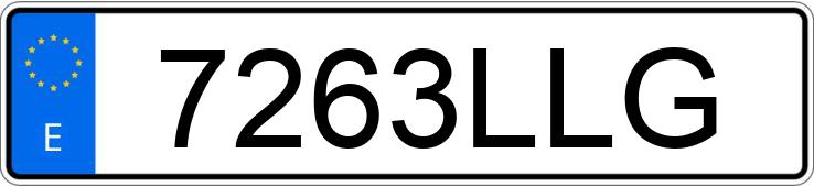 Numer rejestracyjny 7263LLG posiada AUDI A4
