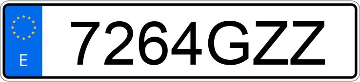 Numer rejestracyjny 7264GZZ posiada FORD FOCUS