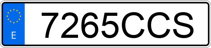 Numer rejestracyjny 7265CCS posiada RENAULT MEGANE