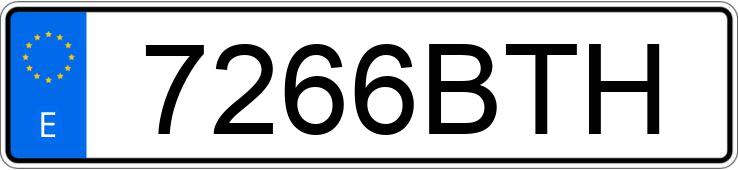 Numer rejestracyjny 7266BTH posiada MERCEDES M (163-164)