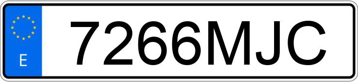 Numer rejestracyjny 7266MJC posiada FIAT E-DUCATO