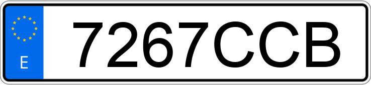 Numer rejestracyjny 7267CCB posiada CITROEN C5