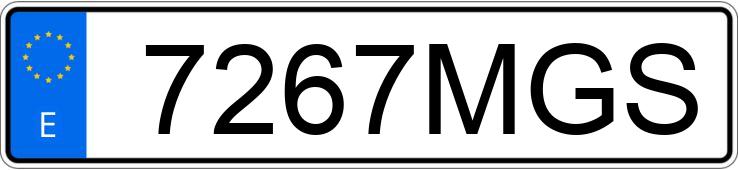 Il numero di registrazione 7267MGS ha FORD FOCUS