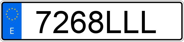 Numer rejestracyjny 7268LLL posiada AUDI Q5